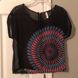 Fabulous and Fun Feather Top. Size XSmall.